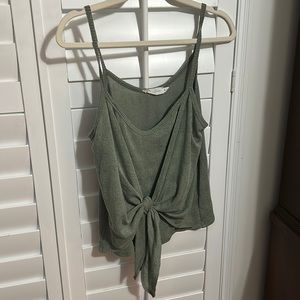 Tied Green Tank